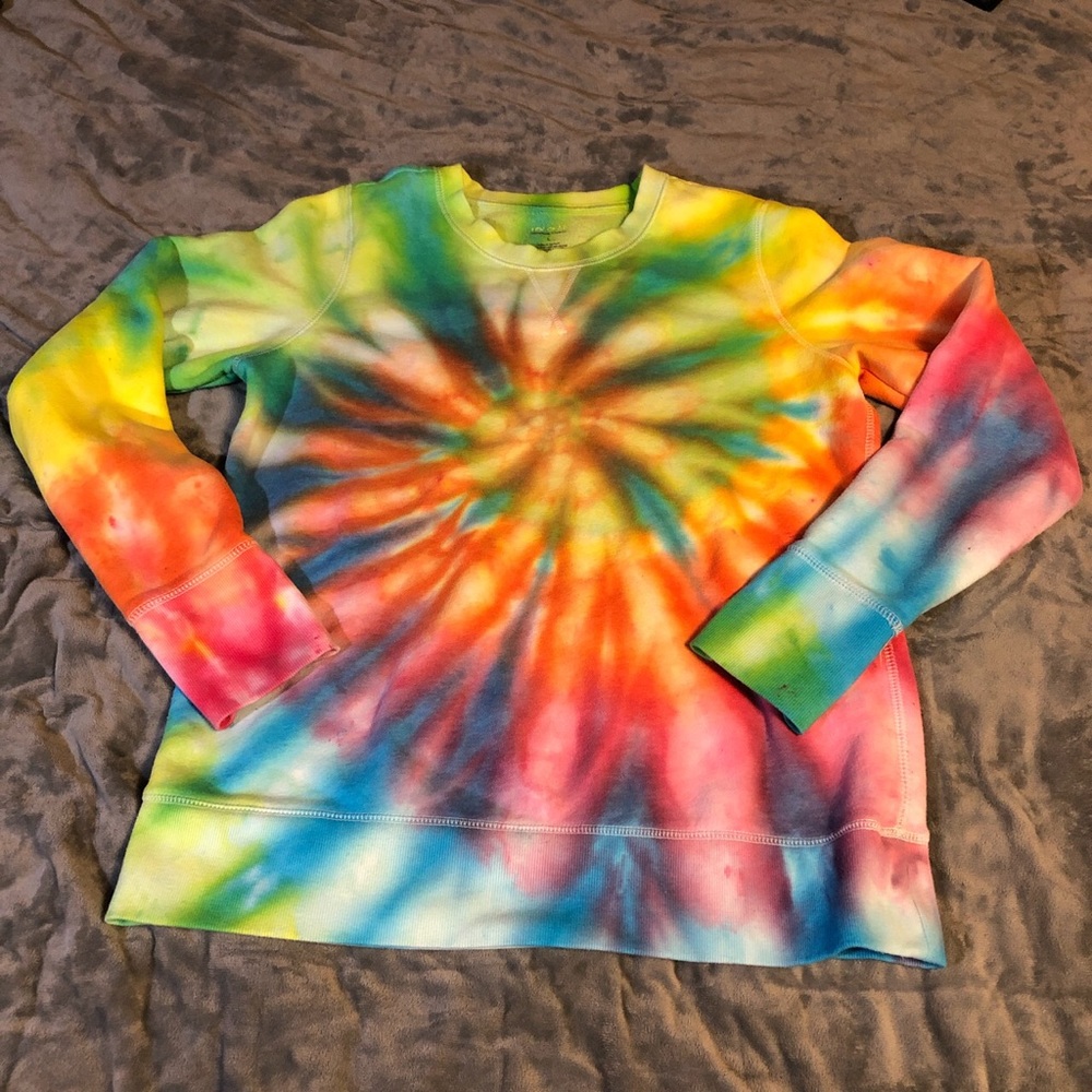 Tie dyed sweatshirt